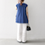 SHIPS any:〈接触冷感/汗染み防止加工/洗濯機可能〉Aライン フレンチスリーブ TEE