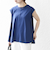 SHIPS any:〈接触冷感/汗染み防止加工/洗濯機可能〉Aライン フレンチスリーブ TEE