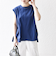 SHIPS any:〈接触冷感/汗染み防止加工/洗濯機可能〉Aライン フレンチスリーブ TEE