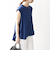 SHIPS any:〈接触冷感/汗染み防止加工/洗濯機可能〉Aライン フレンチスリーブ TEE