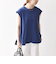 SHIPS any:〈接触冷感/汗染み防止加工/洗濯機可能〉Aライン フレンチスリーブ TEE