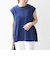 SHIPS any:〈接触冷感/汗染み防止加工/洗濯機可能〉Aライン フレンチスリーブ TEE