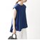SHIPS any:〈接触冷感/汗染み防止加工/洗濯機可能〉Aライン フレンチスリーブ TEE