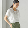 【SHIPS別注】assiette:〈手洗い可能〉プレミアム 天竺 Uネック TEE