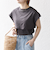 SHIPS any:〈接触冷感/汗染み防止加工/洗濯機可能〉レイヤード フレンチスリーブ TEE