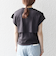 SHIPS any:〈接触冷感/汗染み防止加工/洗濯機可能〉レイヤード フレンチスリーブ TEE