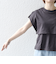 SHIPS any:〈接触冷感/汗染み防止加工/洗濯機可能〉レイヤード フレンチスリーブ TEE