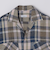 【SHIPS別注】Errico Formicola: オープンカラー マドラスチェック シャツ