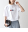 【SHIPS any別注】prince:〈吸水速乾/UVカット/遮熱〉ボックス ロゴ 刺繍 スピンドル Tシャツ◇