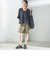 〈手洗い可能〉ダブル クロス ハーフ パンツ