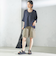 〈手洗い可能〉ダブル クロス ハーフ パンツ