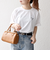 SHIPS any:〈撥水加工〉Teflon EcoElite(TM) 刺繍 バックプリント ロゴ Tシャツ◇