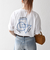 SHIPS any:〈撥水加工〉Teflon EcoElite(TM) 刺繍 バックプリント ロゴ Tシャツ◇