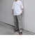 SHIPS any:〈撥水加工〉Teflon EcoElite(TM) 刺繍 バックプリント ロゴ Tシャツ◇
