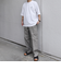 SHIPS any:〈撥水加工〉Teflon EcoElite(TM) 刺繍 バックプリント ロゴ Tシャツ◇