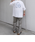 SHIPS any:〈撥水加工〉Teflon EcoElite(TM) 刺繍 バックプリント ロゴ Tシャツ◇