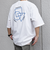 SHIPS any:〈撥水加工〉Teflon EcoElite(TM) 刺繍 バックプリント ロゴ Tシャツ◇