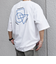 SHIPS any:〈撥水加工〉Teflon EcoElite(TM) 刺繍 バックプリント ロゴ Tシャツ◇