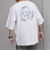 SHIPS any:〈撥水加工〉Teflon EcoElite(TM) 刺繍 バックプリント ロゴ Tシャツ◇