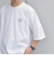 SHIPS any:〈撥水加工〉Teflon EcoElite(TM) 刺繍 バックプリント ロゴ Tシャツ◇
