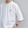 SHIPS any:〈撥水加工〉Teflon EcoElite(TM) 刺繍 バックプリント ロゴ Tシャツ◇