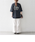 SHIPS any:〈撥水加工〉Teflon EcoElite(TM) 刺繍 バックプリント ロゴ Tシャツ◇