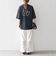 SHIPS any:〈撥水加工〉Teflon EcoElite(TM) 刺繍 バックプリント ロゴ Tシャツ◇