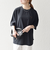 SHIPS any:〈撥水加工〉Teflon EcoElite(TM) 刺繍 バックプリント ロゴ Tシャツ◇