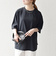 SHIPS any:〈撥水加工〉Teflon EcoElite(TM) 刺繍 バックプリント ロゴ Tシャツ◇