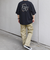 SHIPS any:〈撥水加工〉Teflon EcoElite(TM) 刺繍 バックプリント ロゴ Tシャツ◇