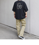 SHIPS any:〈撥水加工〉Teflon EcoElite(TM) 刺繍 バックプリント ロゴ Tシャツ◇