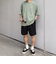 SHIPS any:〈撥水加工〉Teflon EcoElite(TM) 刺繍 バックプリント ロゴ Tシャツ◇