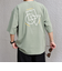 SHIPS any:〈撥水加工〉Teflon EcoElite(TM) 刺繍 バックプリント ロゴ Tシャツ◇