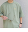 SHIPS any:〈撥水加工〉Teflon EcoElite(TM) 刺繍 バックプリント ロゴ Tシャツ◇