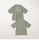 SHIPS any:〈撥水加工〉Teflon EcoElite(TM) 刺繍 バックプリント ロゴ Tシャツ◇