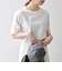 SHIPS any:〈UVカット/接触冷感/吸水速乾/洗濯機可能〉USAコットン ギャザー TEE
