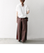 SHIPS any:〈UVカット/接触冷感/吸水速乾/洗濯機可能〉USAコットン ツイスト TEE