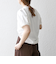 SHIPS any:〈UVカット/接触冷感/吸水速乾/洗濯機可能〉USAコットン ツイスト TEE