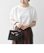 SHIPS any:〈UVカット/接触冷感/吸水速乾/洗濯機可能〉USAコットン ツイスト TEE