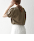 SHIPS any:〈UVカット/接触冷感/吸水速乾/洗濯機可能〉USAコットン ツイスト TEE