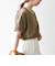 SHIPS any:〈UVカット/接触冷感/吸水速乾/洗濯機可能〉USAコットン ツイスト TEE