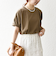 SHIPS any:〈UVカット/接触冷感/吸水速乾/洗濯機可能〉USAコットン ツイスト TEE