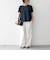 SHIPS any:〈UVカット/接触冷感/吸水速乾/洗濯機可能〉USAコットン ツイスト TEE