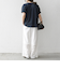 SHIPS any:〈UVカット/接触冷感/吸水速乾/洗濯機可能〉USAコットン ツイスト TEE