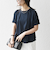 SHIPS any:〈UVカット/接触冷感/吸水速乾/洗濯機可能〉USAコットン ツイスト TEE
