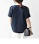 SHIPS any:〈UVカット/接触冷感/吸水速乾/洗濯機可能〉USAコットン ツイスト TEE