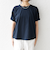 SHIPS any:〈UVカット/接触冷感/吸水速乾/洗濯機可能〉USAコットン ツイスト TEE