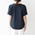 SHIPS any:〈UVカット/接触冷感/吸水速乾/洗濯機可能〉USAコットン ツイスト TEE