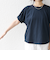 SHIPS any:〈UVカット/接触冷感/吸水速乾/洗濯機可能〉USAコットン ツイスト TEE