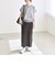 quaranciel:〈洗濯機可能〉ライト ポンチ コンパクト フレンチスリーブ TEE